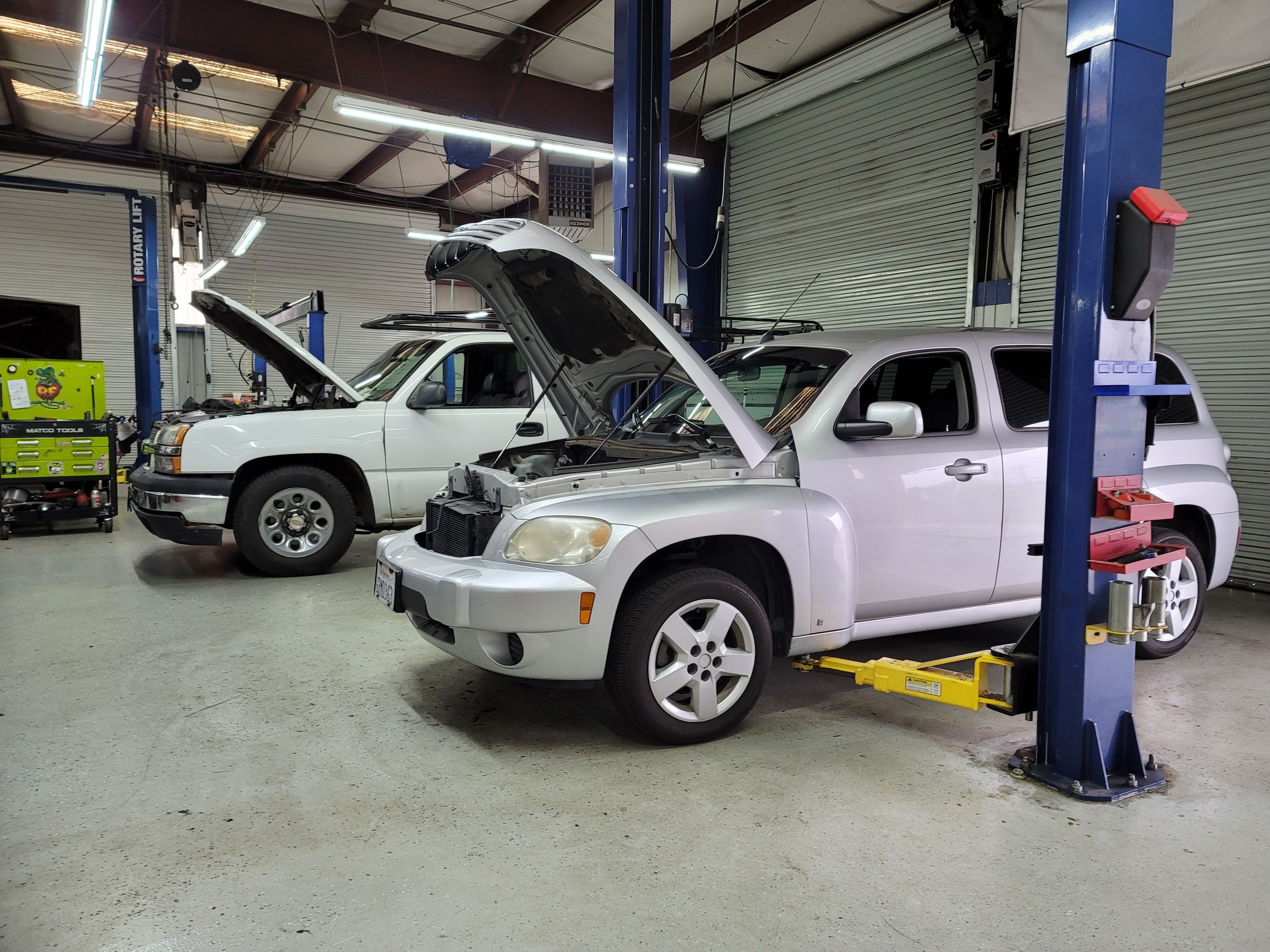Check engine diagnostics in progress at Hahn Automotive Santa Rosa