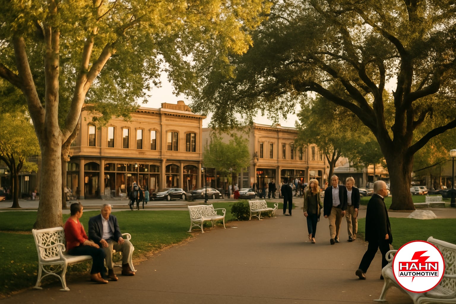 Healdsburg, California &mdash; local landmark scene