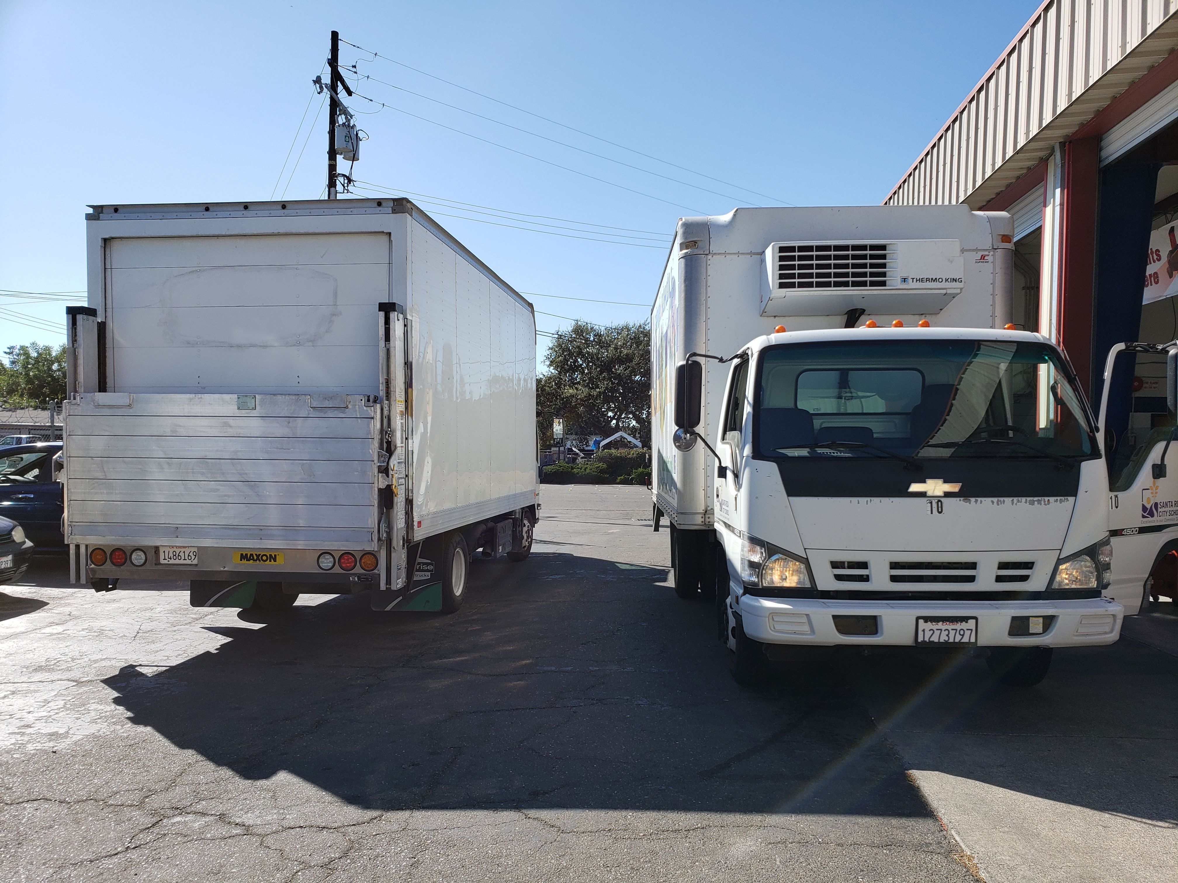 Commercial fleet trucks serviced at Hahn Automotive
