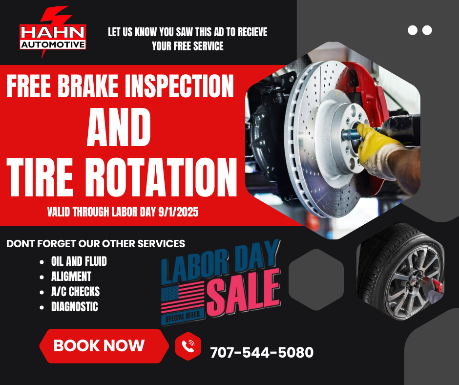 Brake Inspection  Tire Rotation