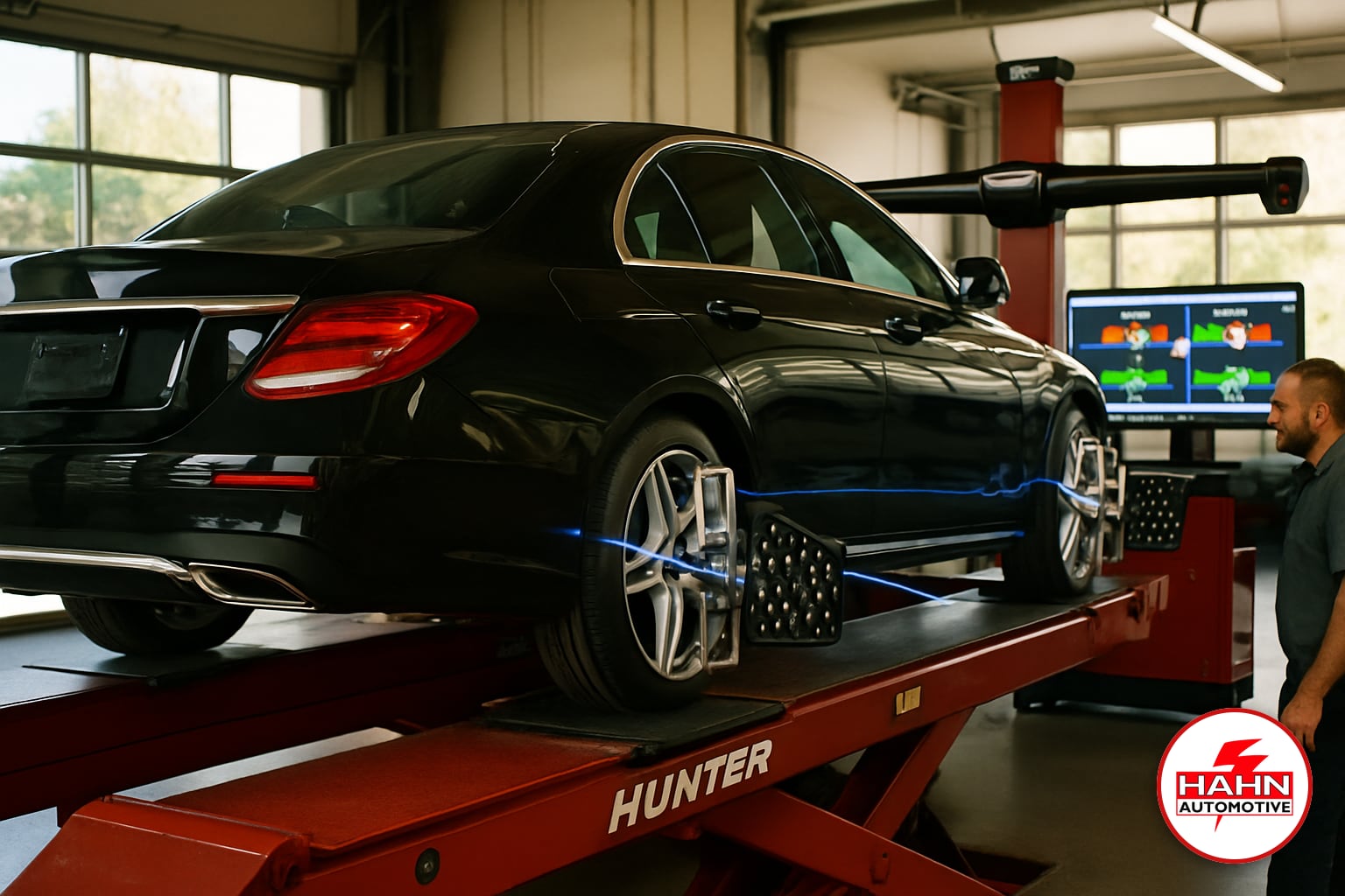 Hahn Automotive wheel alignment service in Santa Rosa, CA